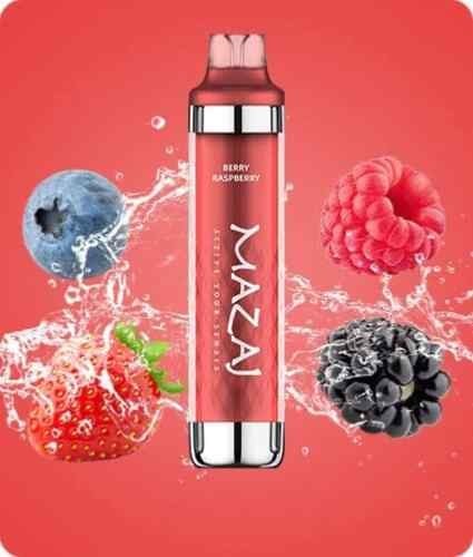 سحبة مزاج بلاك توت مشكل 8000 نفخة MAZAJ Black BERRY RASPBERRY 8000 PUFF