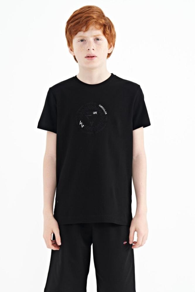 تيشيرت اسود اطفال 3-9 سنوات