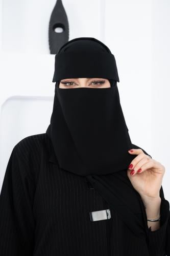 نقاب كويتي ردة مطاط طويل