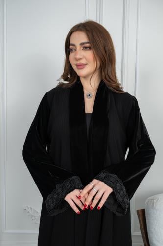 عباية فوكور مقلم نص كلوش