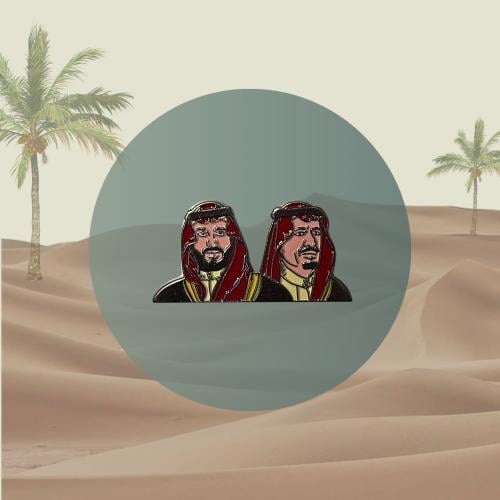 ستيكر حديد - سلمان و محمد "فضي"