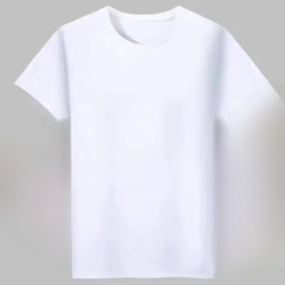 Pure white short T