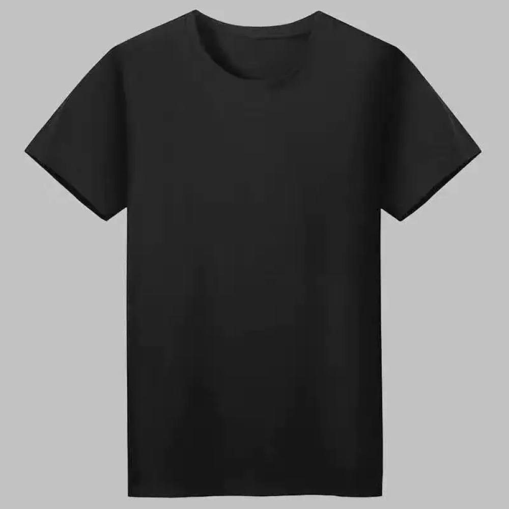 Pure black short T
