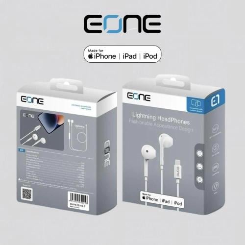 سماعات ايفون سلكية لايتننق من Eone معتمده من ابل
