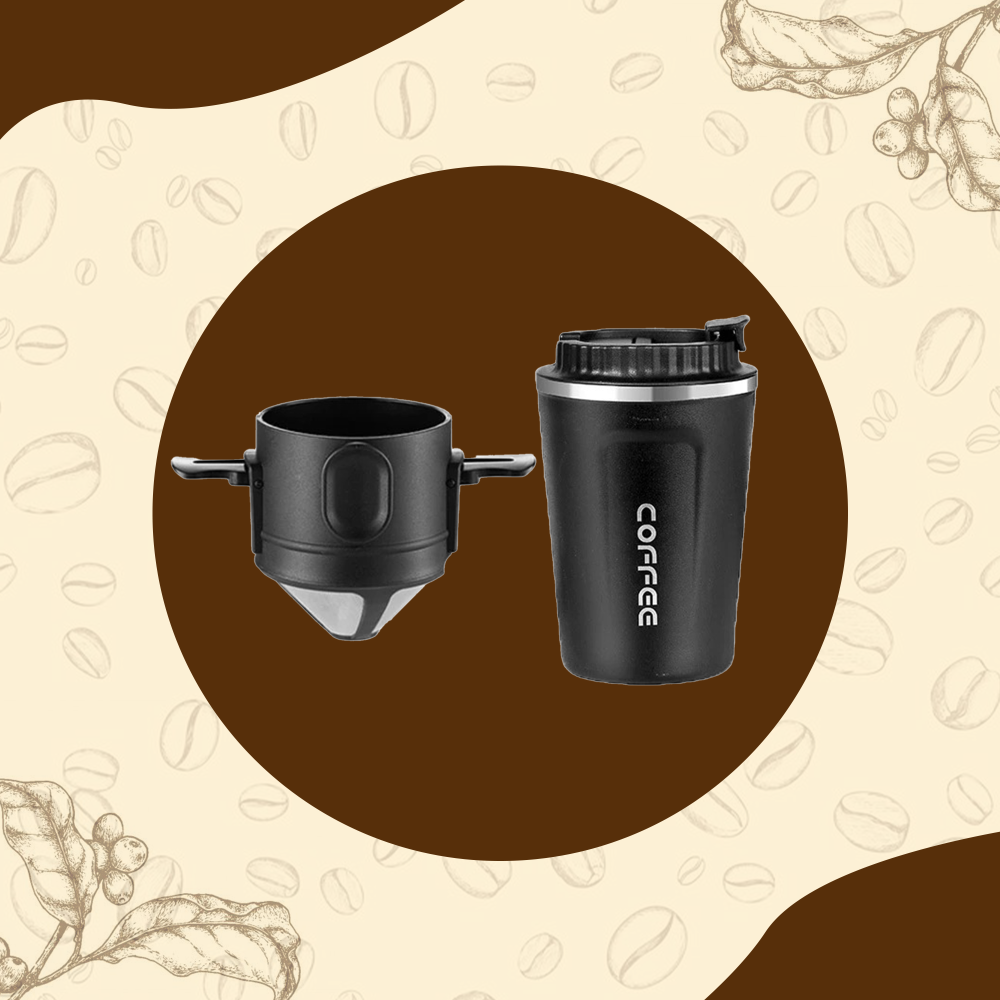 حامل فلتر القهوة ستانلس ستيل قابل لإعادة الاستخدام