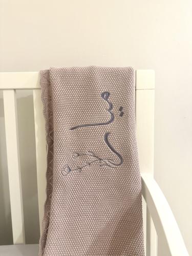 بطانية لون بنفسجي فاتح