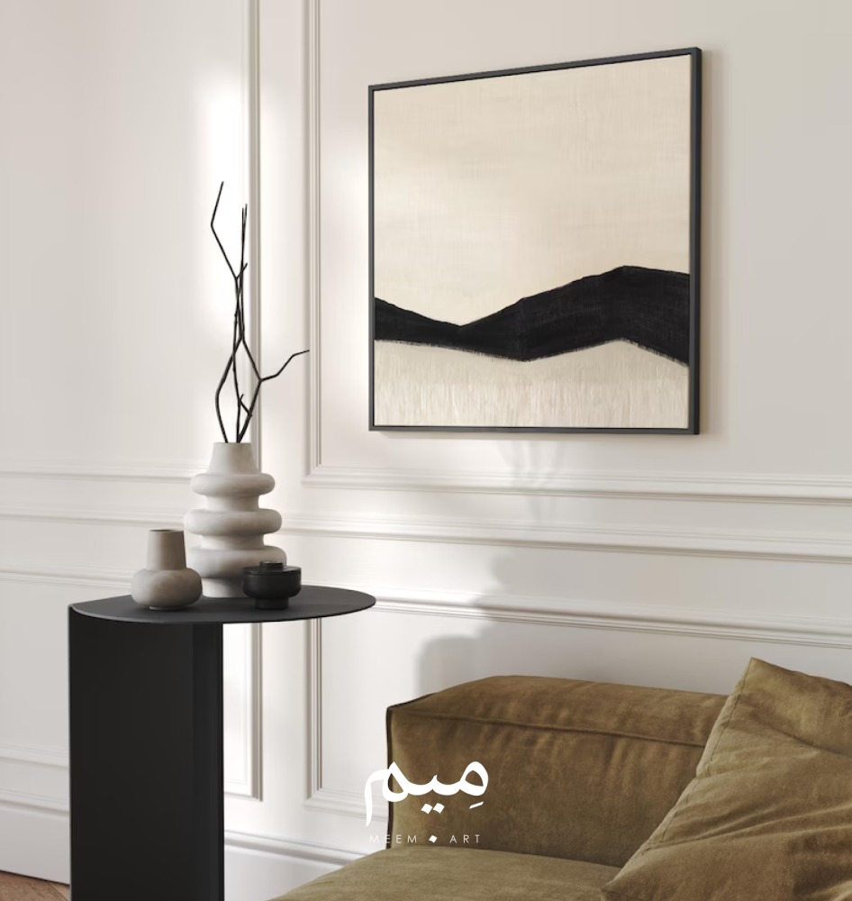 لوحه رسم - لوحة تجريدية - ديكورات  - ميم ارت