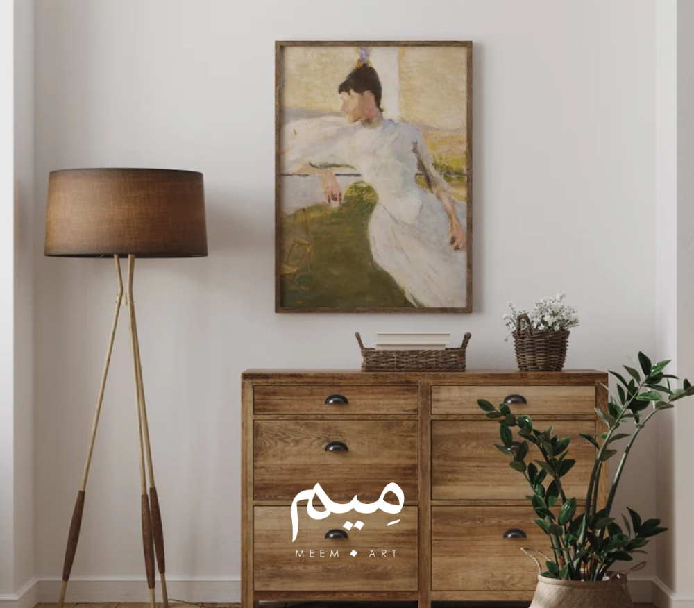 لوحة تأمل فنتج - لوح كانفس - لوحات جداريه  - ميم آرت