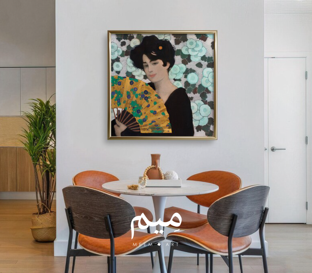 Woman with Fan