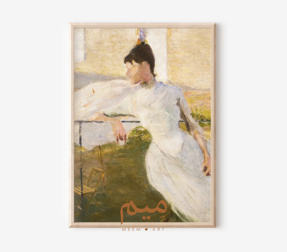 لوحة تأمل فنتج - لوح كانفس - لوحات جداريه  - ميم آرت