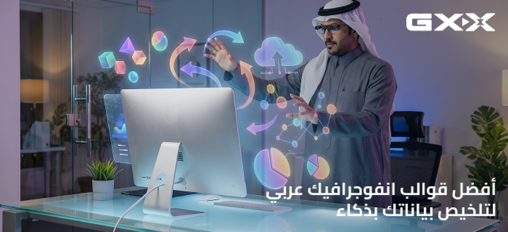 أفضل قوالب انفوجرافيك عربي لتلخيص بياناتك بذكاء