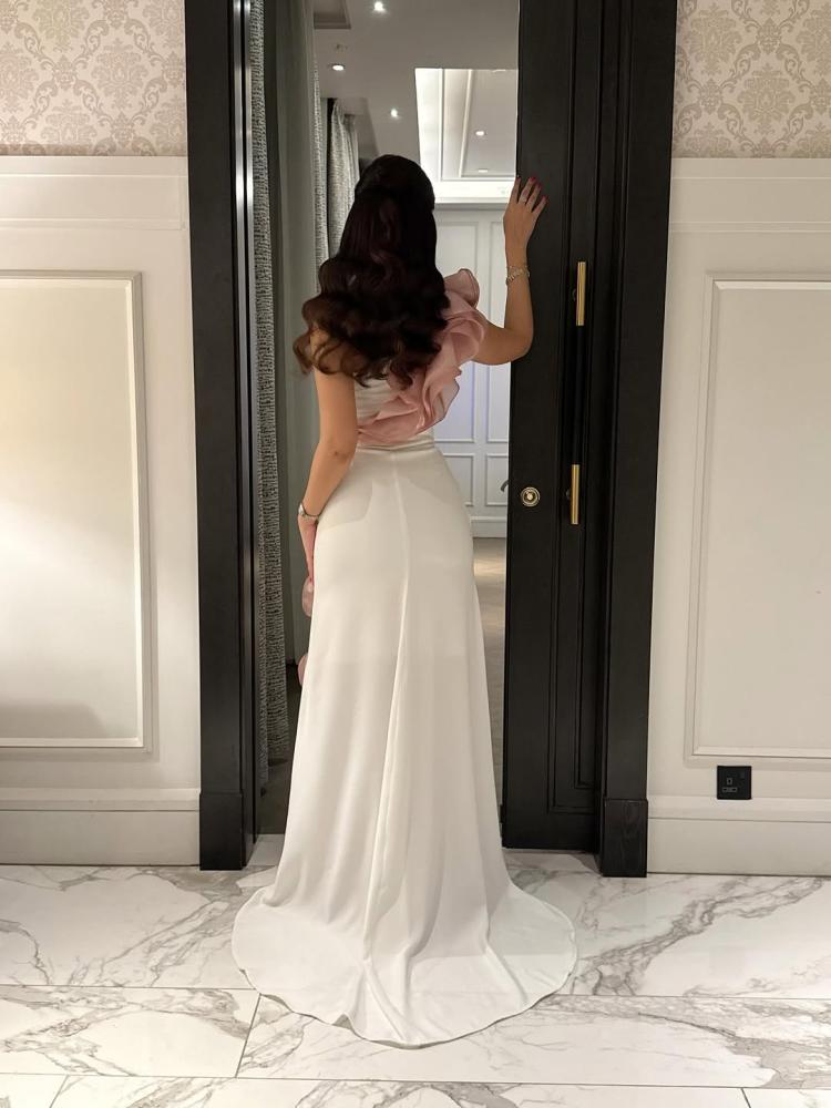 فستان سهره باربي ديل كلوش مع جازار