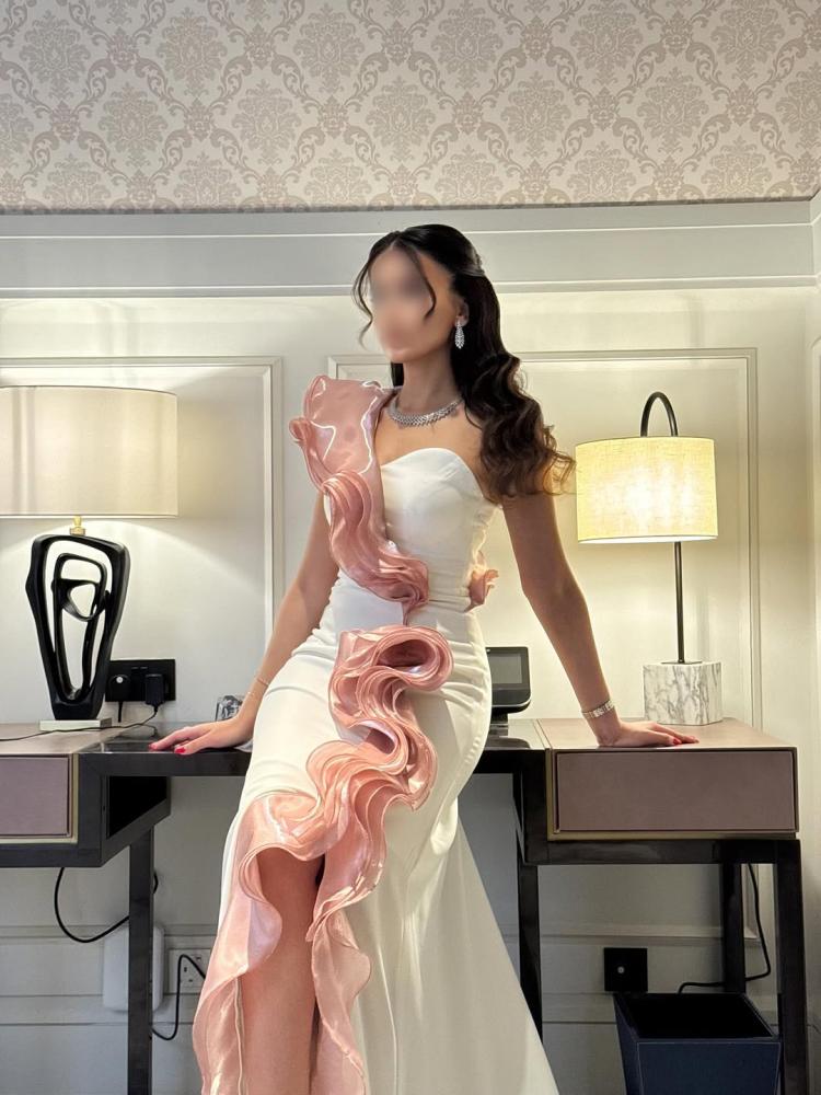 فستان سهره باربي ديل كلوش مع جازار