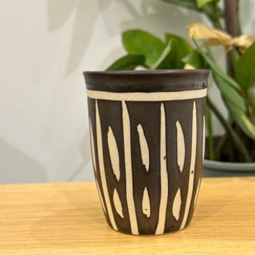 Vertical Brown cup