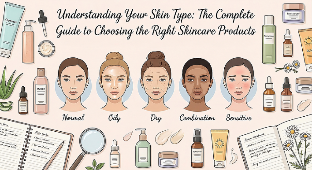 أنواع البشرة الخمسة الأساسية: تعرف على ما يميز بشرتك.