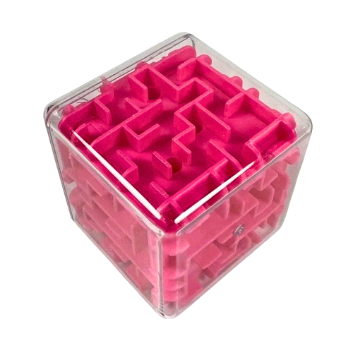 منتج مجاني: مكعب متاهة الكرة الفضية صغير - لعبة ذكاء