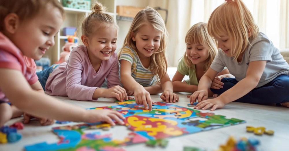 ألعاب البزل للأطفال : متعة ذكية تنمّي التفكير والتركيز