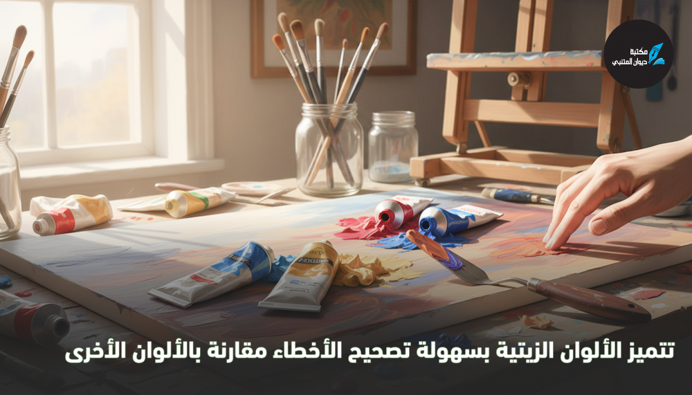 تتميز الألوان الزيتية بسهولة تصحيح الأخطاء مقارنة بالألوان الأخرى