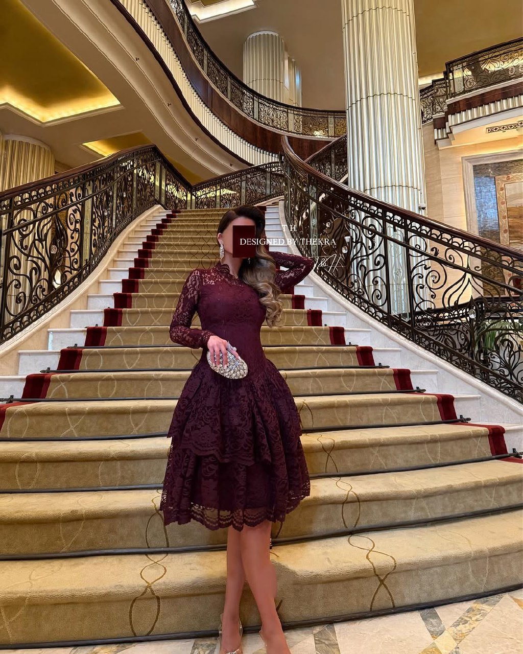 فستان سهره قصير متجر فارا