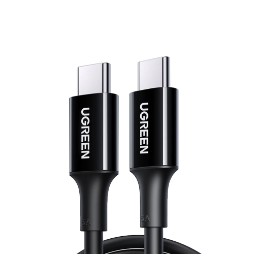 سلك شاحن 100 واط - يوجرين - USB-C TO USB-C اسود