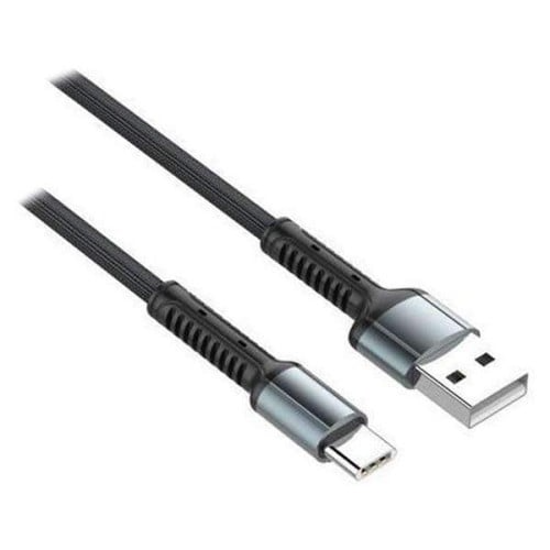 سلك شاحن اوفاست 2 متر USB TO USB-C - اسود