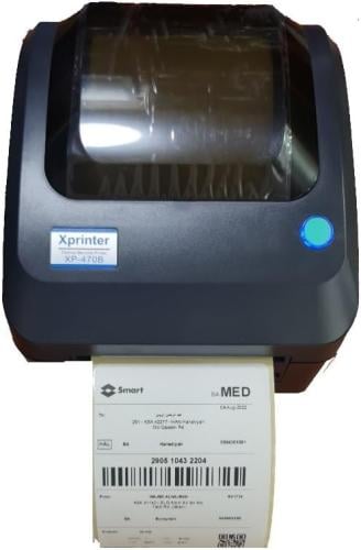 طابعة باركود حرارية بدون حبر XP-470B ملصقات مباشرة...