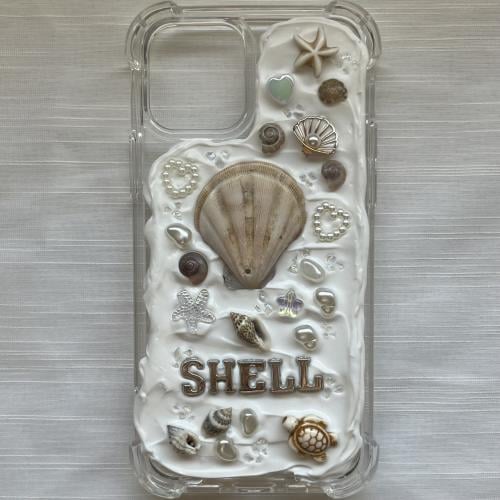White shell cover