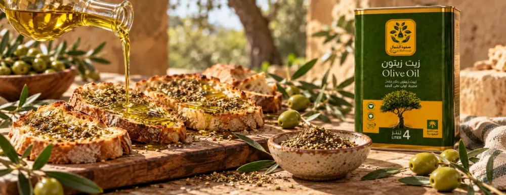 4 لتر زيت زيتون + 250 جم زعتر، صورة 3