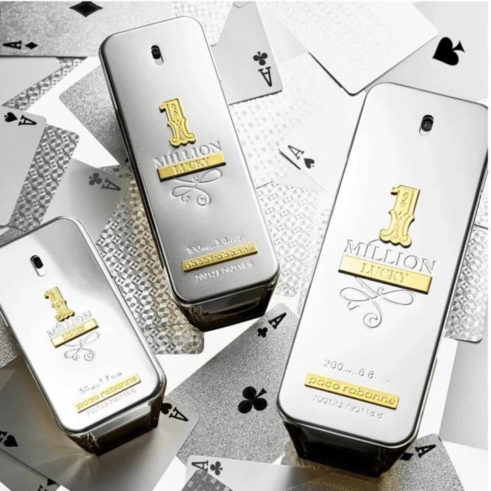 عطر ون مليون لاكي من باكو رابان للرجال - أو دو تواليت - 100مل