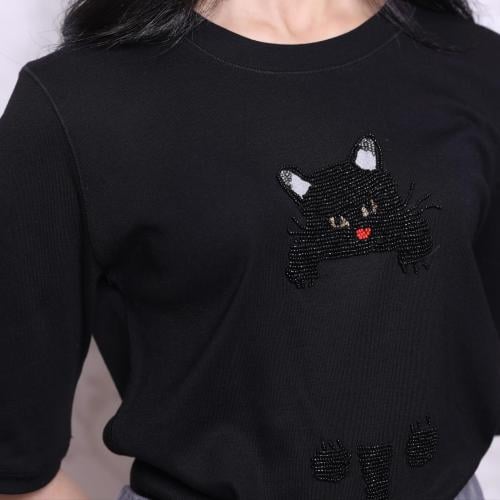 تي شيرت اسود