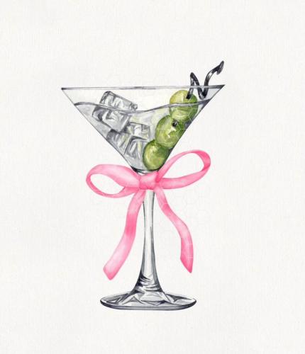 Mini size/ bow martini