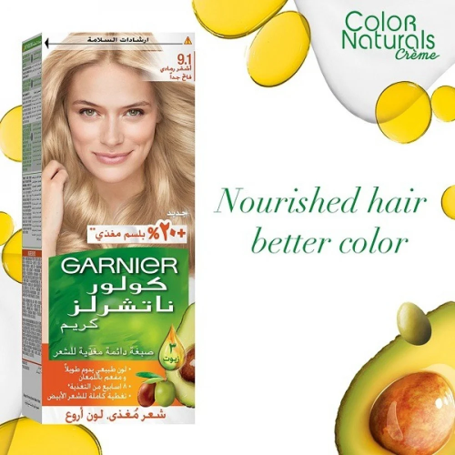Garnier Color Natural Light Gray Blond 9.1 | جارني...