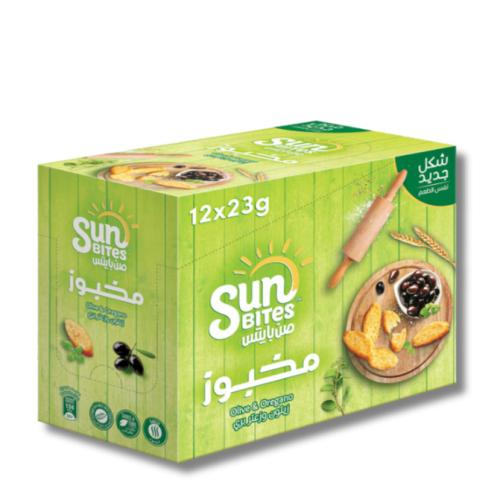 مخبوز سن بايتس زيتون وزعتر بري 12×32جم