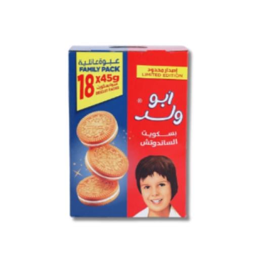بسكوت ابو ولد 18×45جم