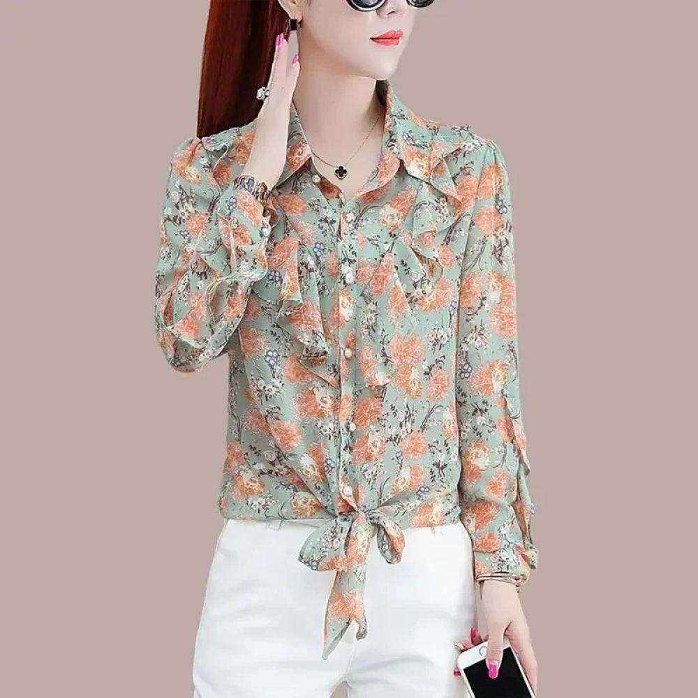 Green floral