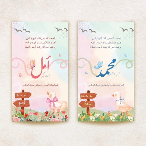 بشارة مولود تصميم بطة