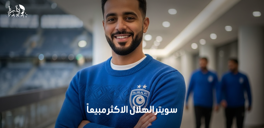 احدث موديلات سويتر الهلال لعشاق الفريق الأزرق