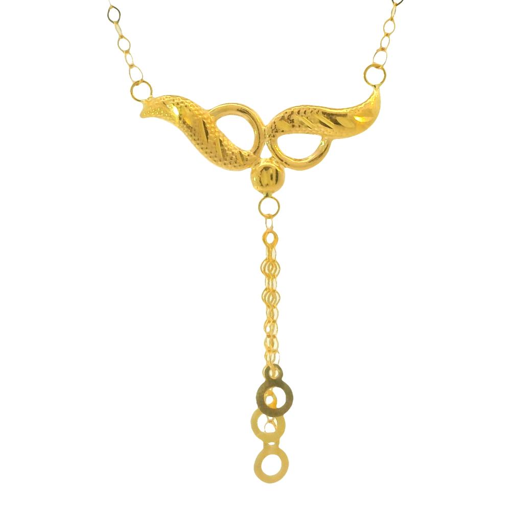 عقد ذهب عيار 21