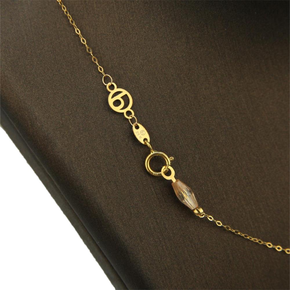 قفل تعليقة ذهب عيار 21 متين وامن مناسب للاستخدام اليومي