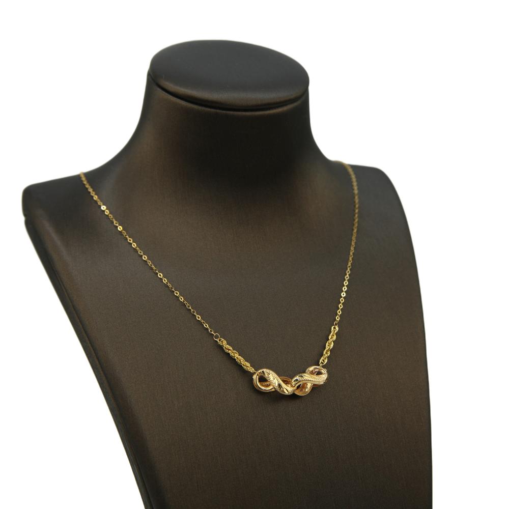 عقد ذهب عيار 21 نسائي تصميم مميز جذاب من كوجك للذهب والمجوهرات