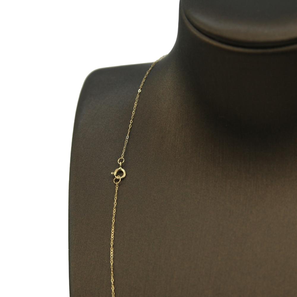 قفل عقد ذهب عيار 18 صغير وآمن للاستخدام اليومي