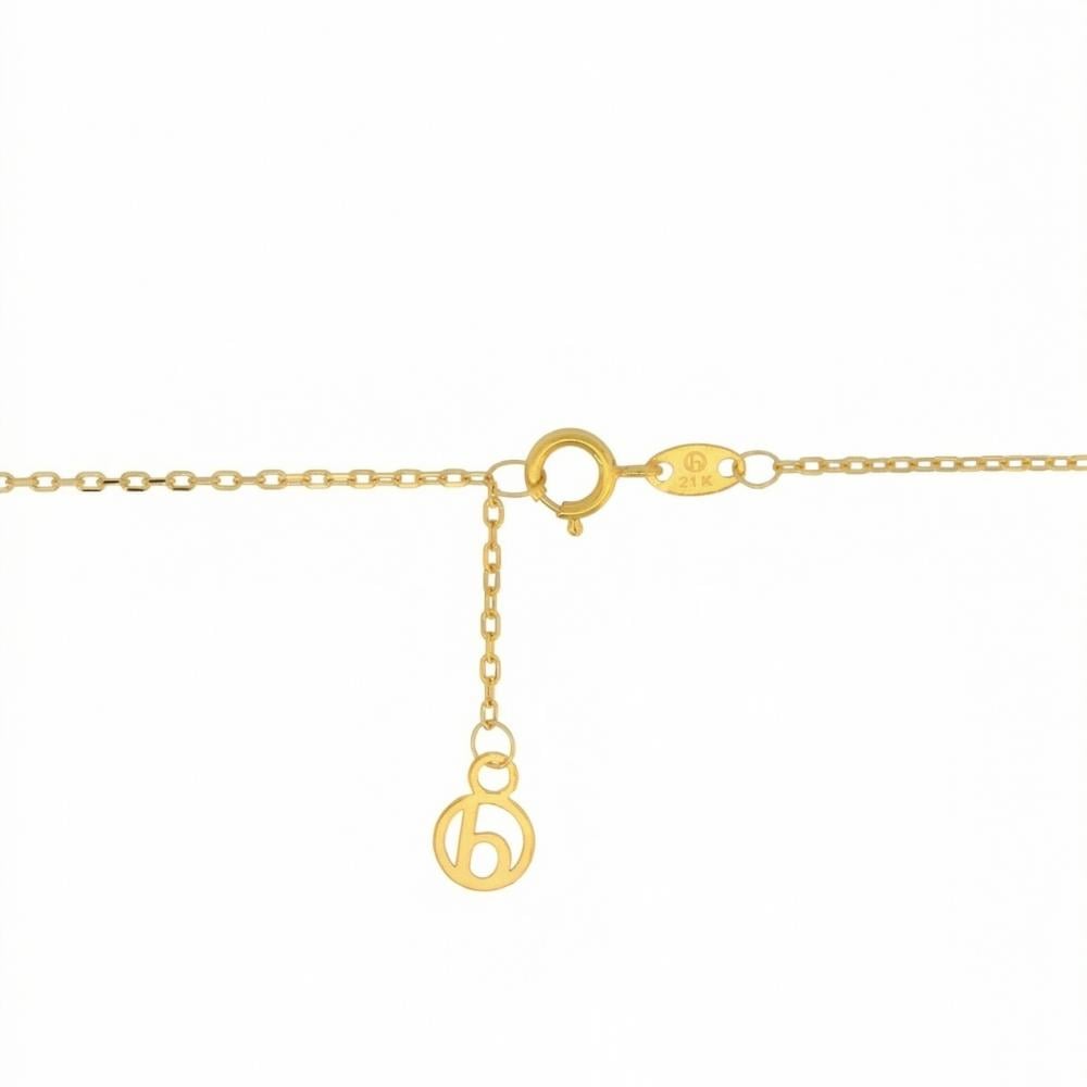 قفل عقد ذهب 21 بجودة عالية وصياغة دقيقة