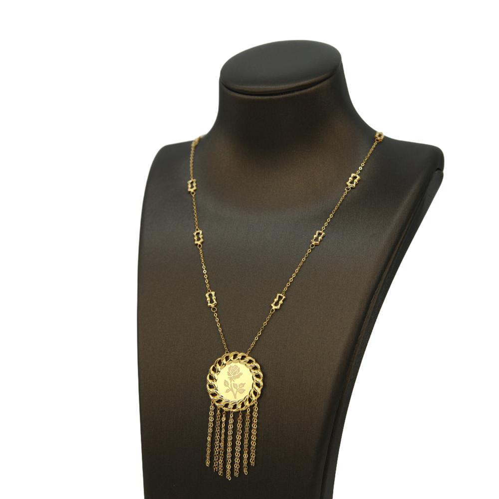 عقد ذهب عيار 21 نسائي فاخر تصميم عصري من كوجك للذهب والمجوهرات