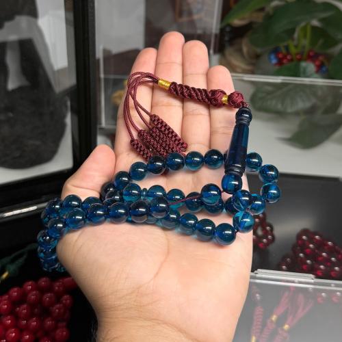 أزرق شفاف كركوشة عنابي