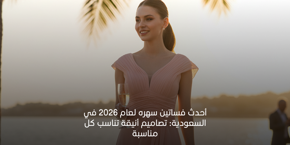 أحدث فساتين سهره لعام 2026 في السعودية: تصاميم أنيقة تناسب كل مناسبة