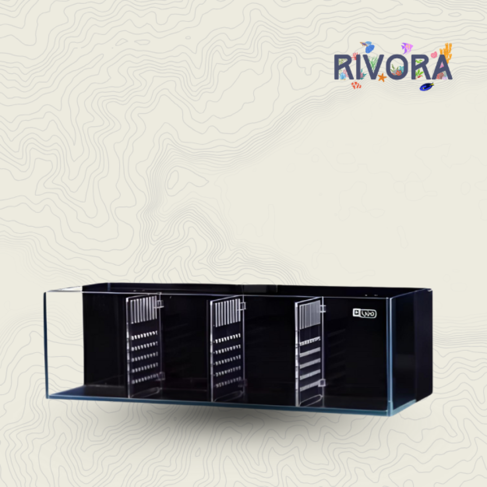 حوض الفايتر الأربع خانات – مع الإضاءة و أكل هيكاري