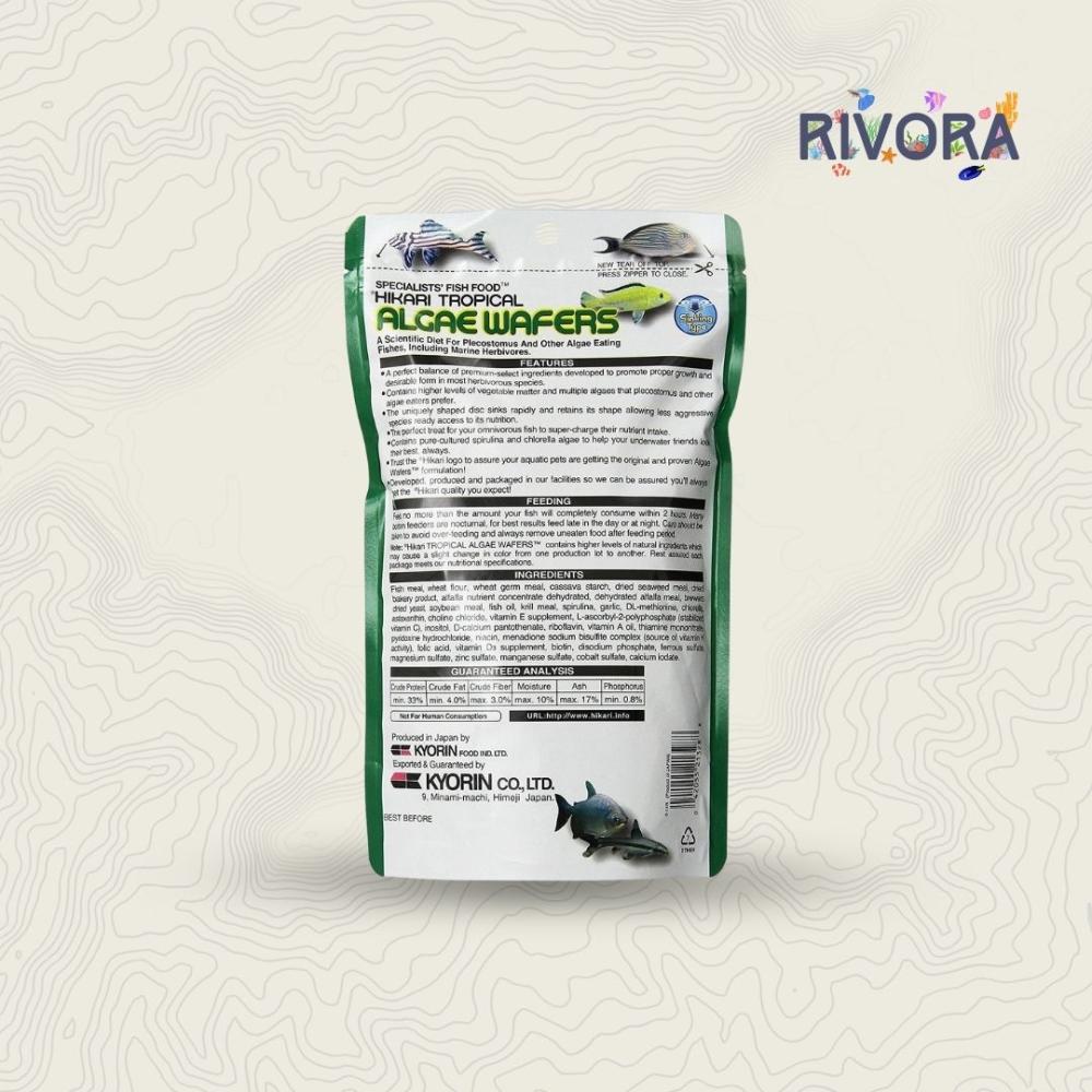 اكل سمك الزينة - رقائق الطحالب |Hikari Algea Wafers