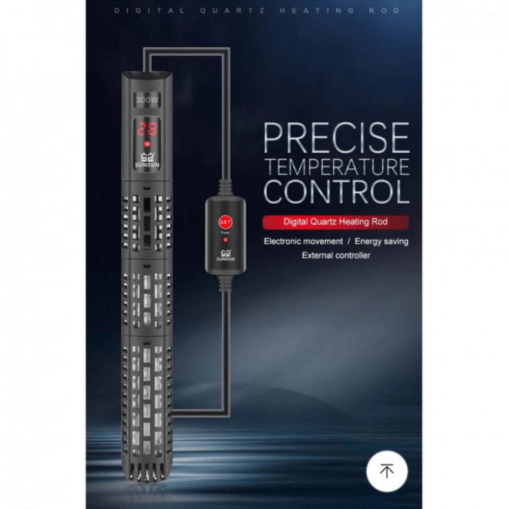 سخان حوض سمك  SunSun مع شاشة