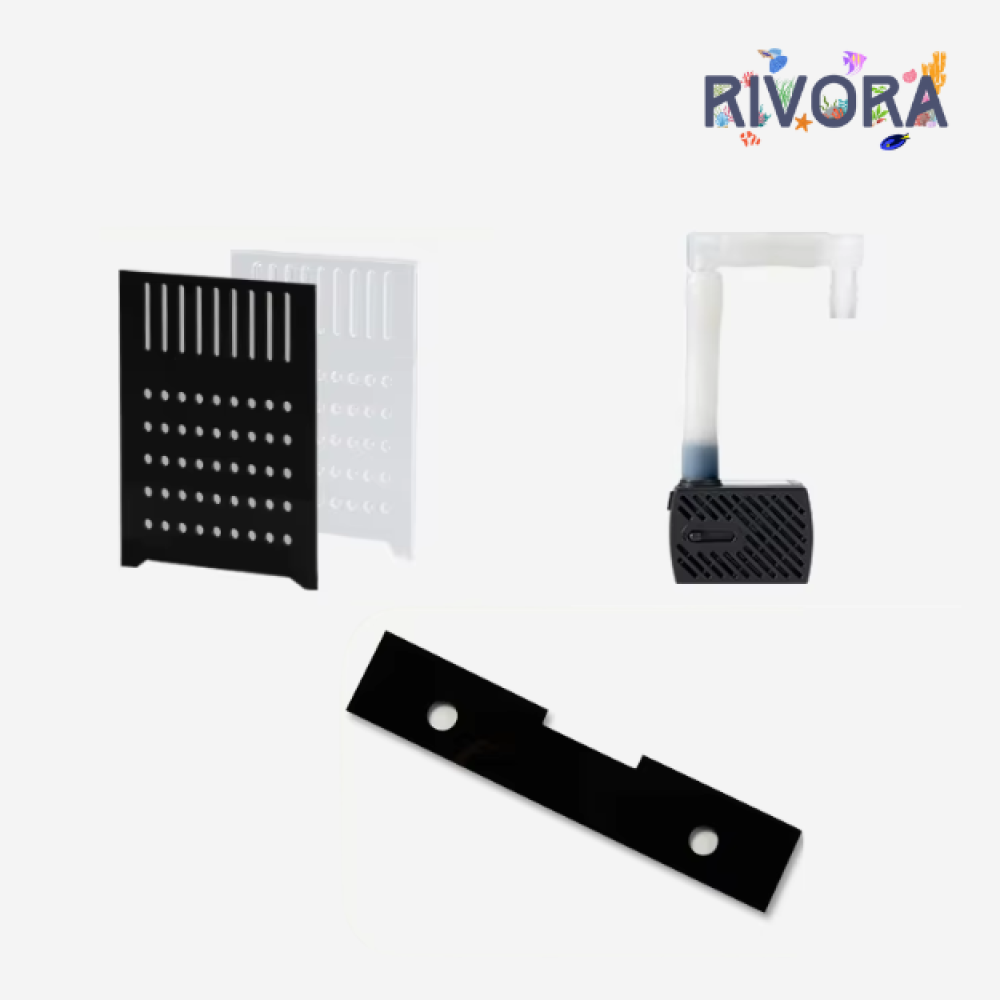 حوض الفايتر الأربع خانات – مع الإضاءة و أكل هيكاري