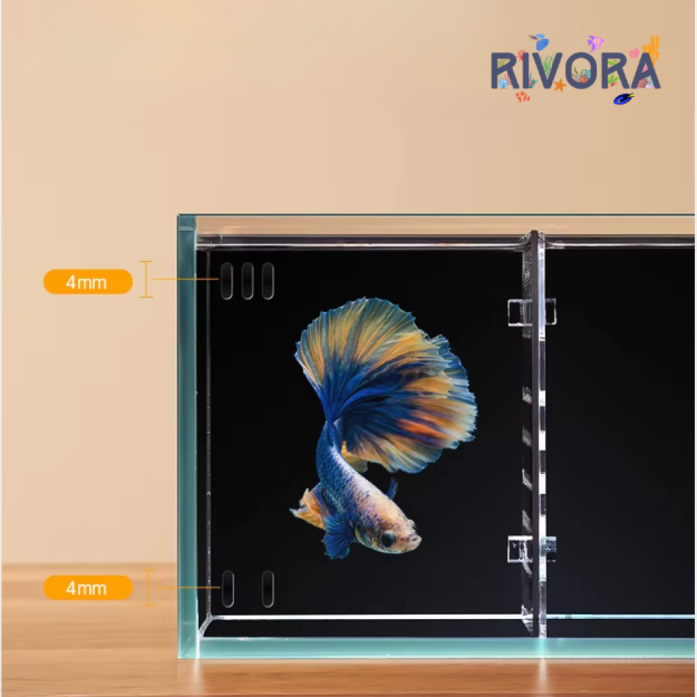 حوض الفايتر الأربع خانات – مع الإضاءة و أكل هيكاري